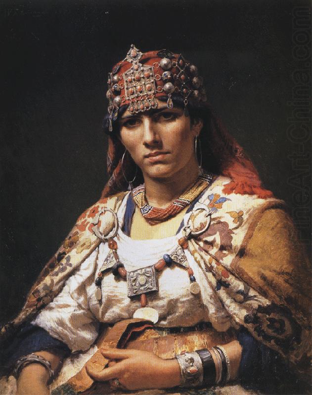 Frederick Arthur Bridgman Portrait of a Kabylie Woman, Algeria china oil painting image